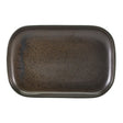 Terra Porcelain Black Rectangular Plate 29 x 19.5cm 6pk