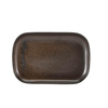 Terra Porcelain Black Rectangular Plate 29 x 19.5cm