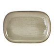 Terra Porcelain Grey Rectangular Plate 24 x 16.5cm 12pk