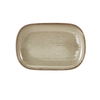 Terra Porcelain Grey Rectangular Plate 24 x 16.5cm