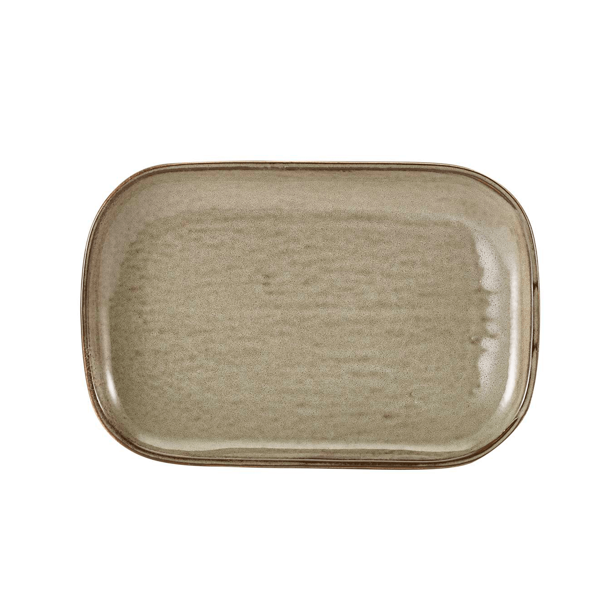Terra Porcelain Grey Rectangular Plate 29 x 19.5cm