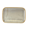 Terra Porcelain Matt Grey Rectangular Plate 34.5 x 23.5cm
