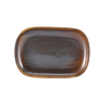 Terra Porcelain Rustic Copper Rectangular Plate 24 x 16.5cm