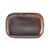 Terra Porcelain Rustic Copper Rectangular Plate 29 x 19.5cm