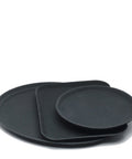 Rectangular Non-Slip Tray Black 12 x 16 inch GenGrip