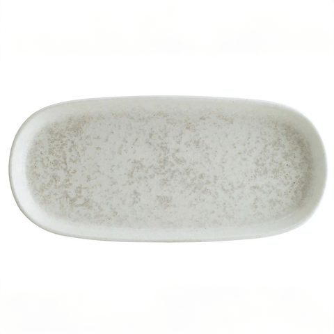 Lunar White Hygge Oval Dish 21cm