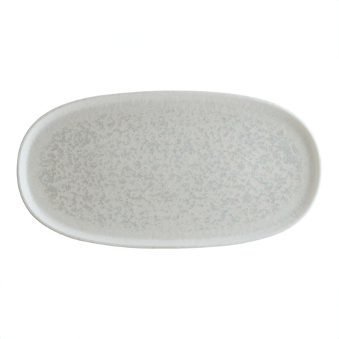 Lunar White Hygge Oval Dish 30cm