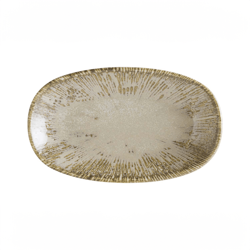 Sand Snell Gourmet Oval Plate 19 x 11cm