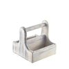 Small White Wooden Table Caddy