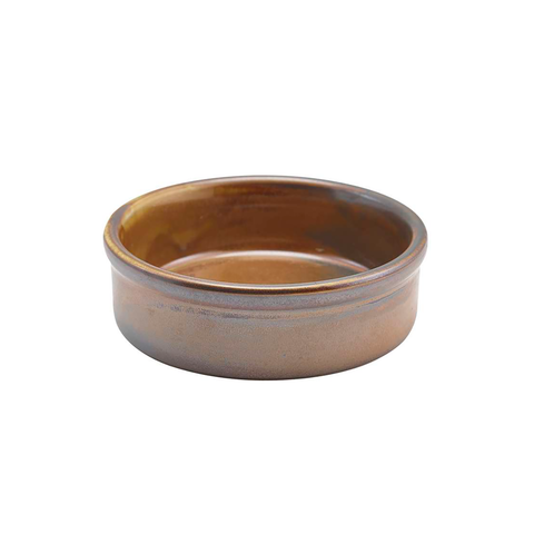 Terra Porcelain Rustic Copper Tapas Dish 10cm