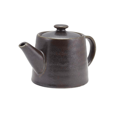 Terra Porcelain Black Teapot 50cl/17.6oz