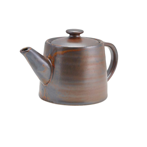 Terra Porcelain Rustic Copper Teapot 50cl/17.6oz