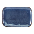 Terra Porcelain Aqua Blue Rectangular Plate 34.5 x 23.5cm 6pk