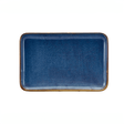 Terra Porcelain Aqua Blue Rectangular Platter 30 x 20cm