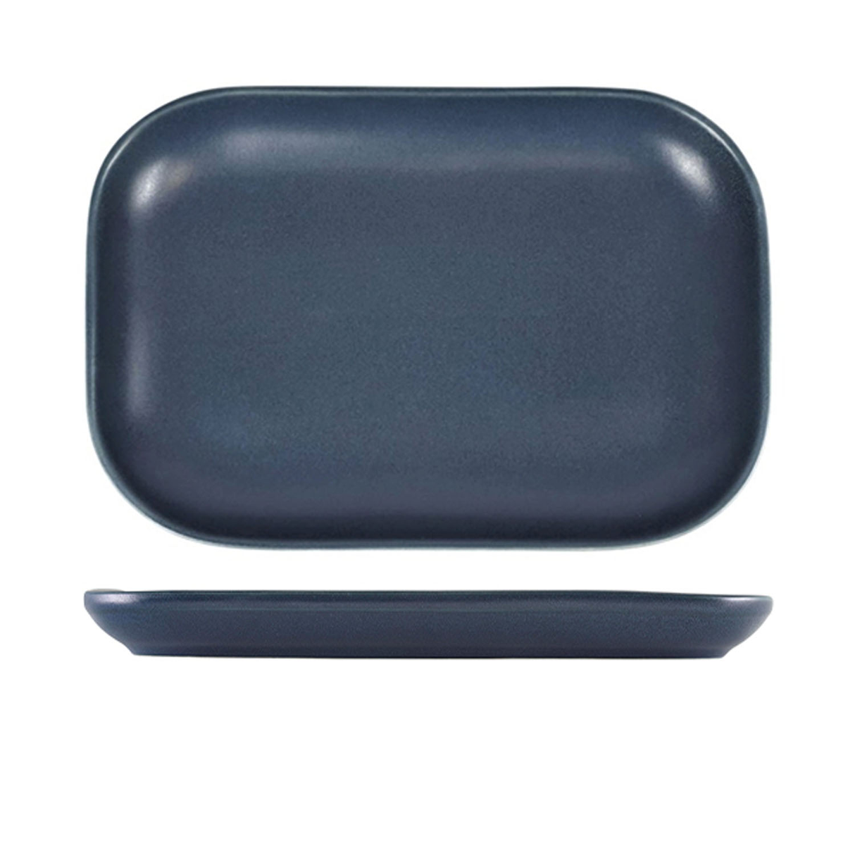 Terra Stoneware Antigo Denim Rectangular Plate 29 x 19.5cm - Pack 1