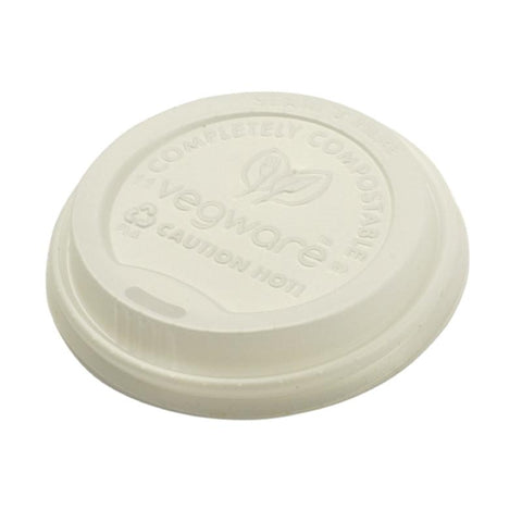 Vegware Hot Cup Lid For 10-20oz x 1000pk