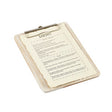 White Wash Wooden Menu Clipboard A5 18.5x24.5x0.6cm
