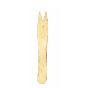 Disposable Wooden Chip Forks - 1000 Pack