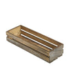 Wooden Crate Dark Rustic Finish 34 x 12 x 7cm