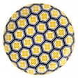 Cadiz Blue and Yellow Plate 8" 6 Pack