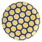 Cadiz Blue and Yellow Plate 8" 6 Pack