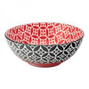 Cadiz Red and Black Bowl 6.3" 6 Pack