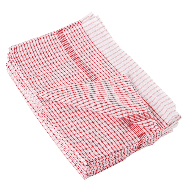 Wonderdry Tea Towels Red - 10 Pack