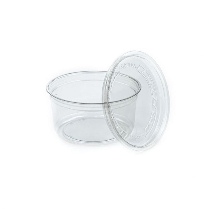 Lids to Fit 12-16oz RPET Round Deli Container - 500pk
