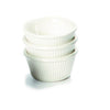 Ramekin Fluted Melamine 4oz White