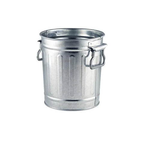 Miniature Galvanised Serving Bin 14x12x15cm - Pack 12