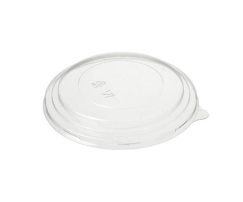 Sabert 2000ml Classic Round Black Salad Bowl Lid 50pk