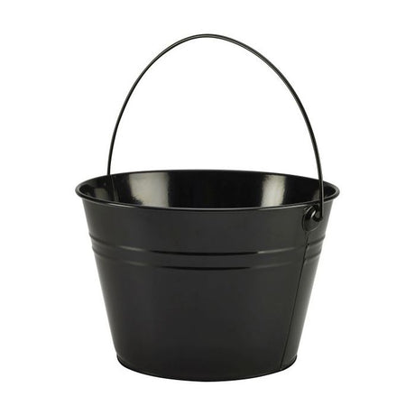 Stainless Steel Serving Bucket 25cm Dia Black - Pack 1