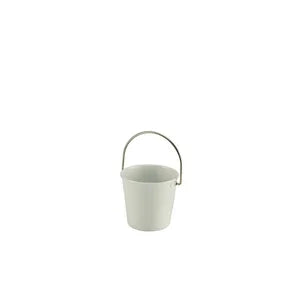 Stainless Steel Miniature Bucket 4.5cm Dia White - Pack 24
