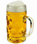 1.3 Litre Glass Beer Stein Lined at 2 Pints CE stamped x 24